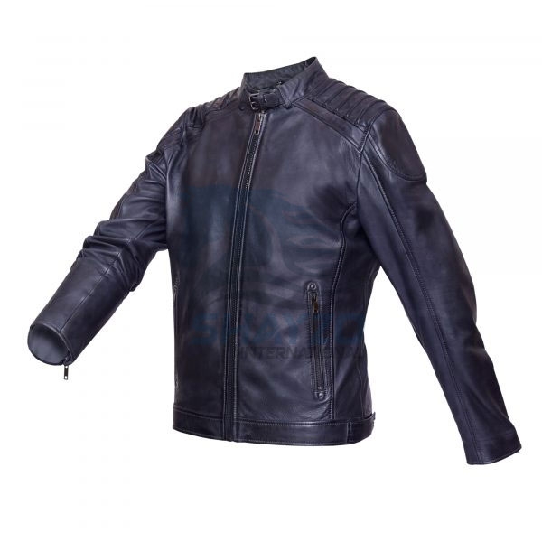 Men Biker Jacket.