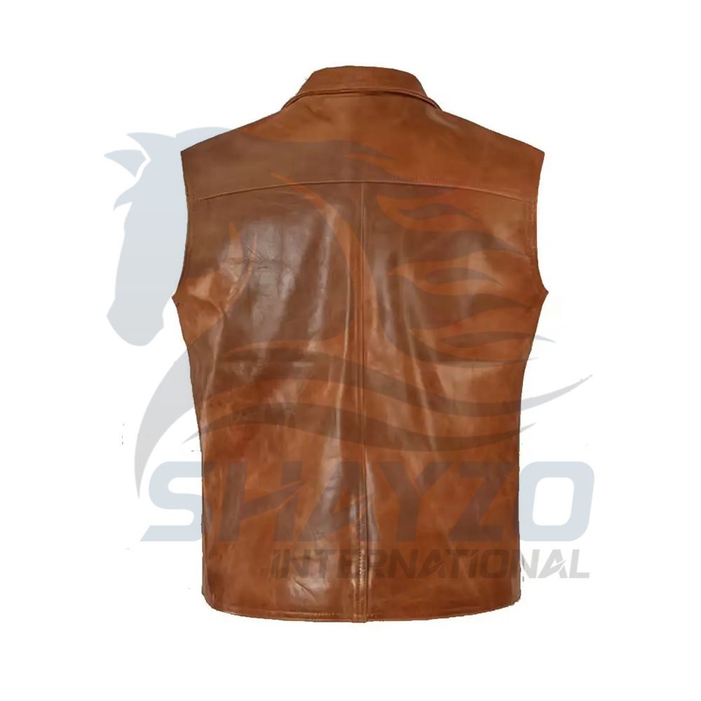 Men Leather Vest 2