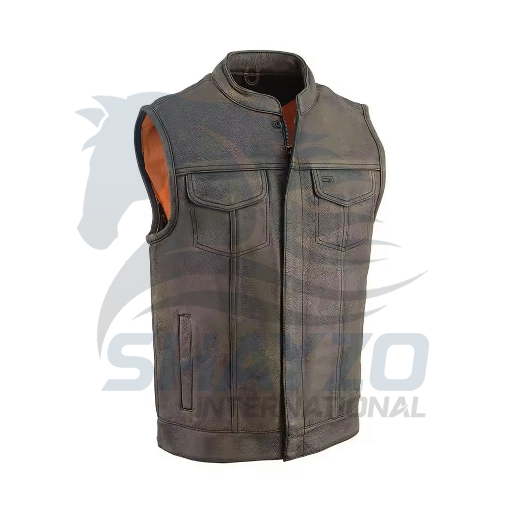 Men Leather Vest 1